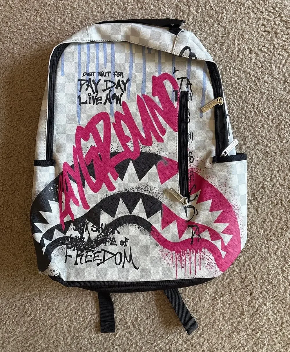 Rayground Spray Painted Looking Backpack